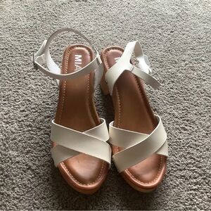 MIA White Women's Sandals, size 9